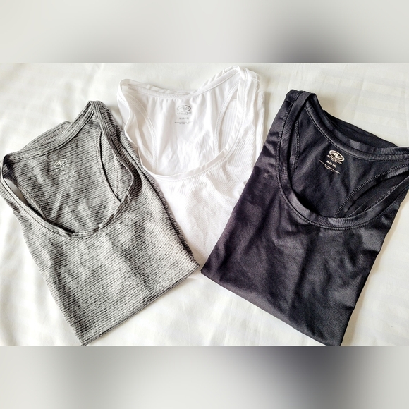 Athletic Works Core Active Women's 3pc. Bundle Tank Tops Racerback 8-10 Medium - Picture 11 of 12